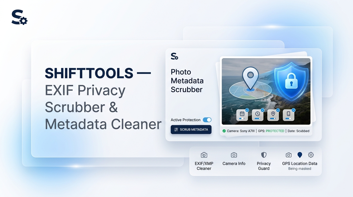 EXIF Privacy Scrubber OpenGraph Banner